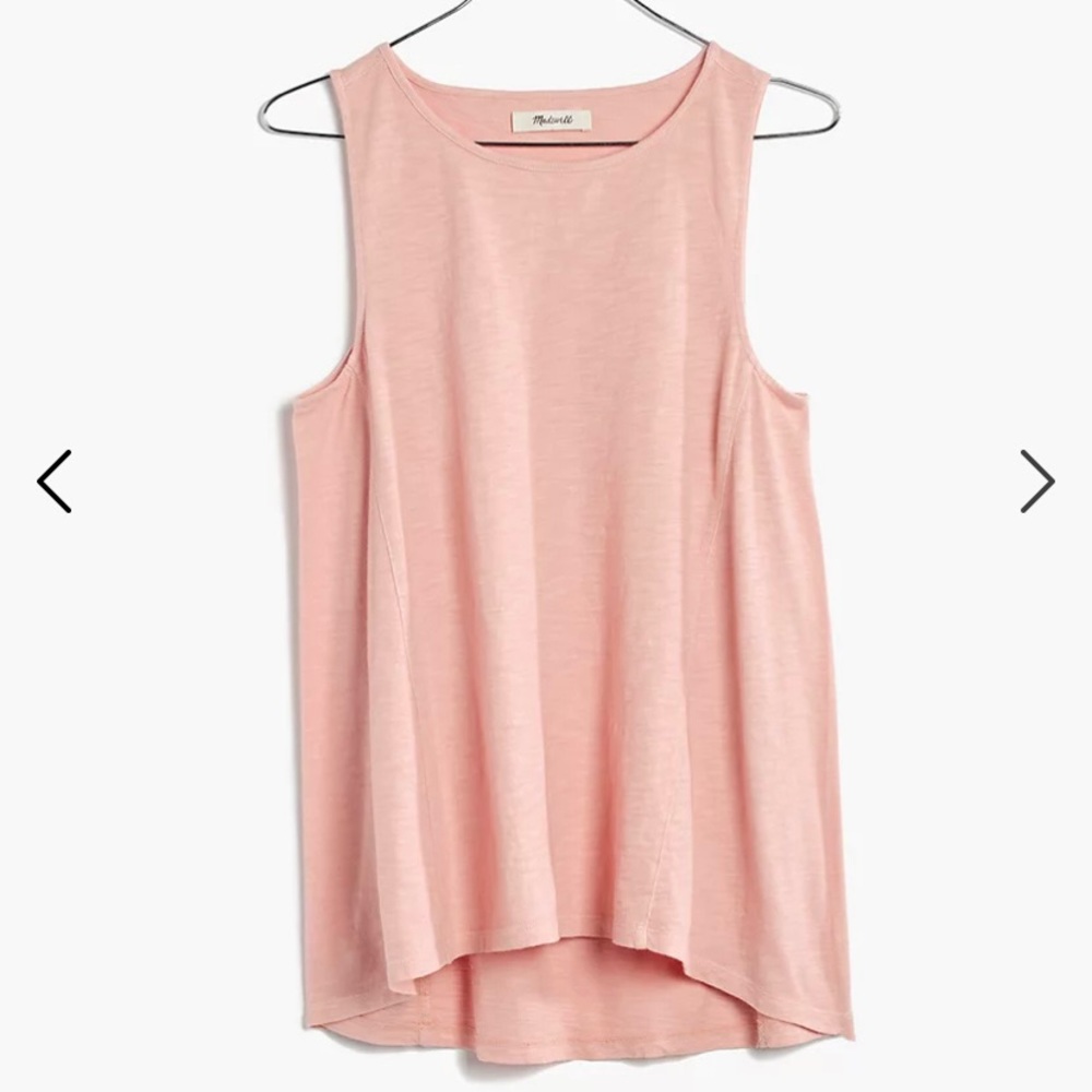 Madewell Forward-Seam Slub Tank XS